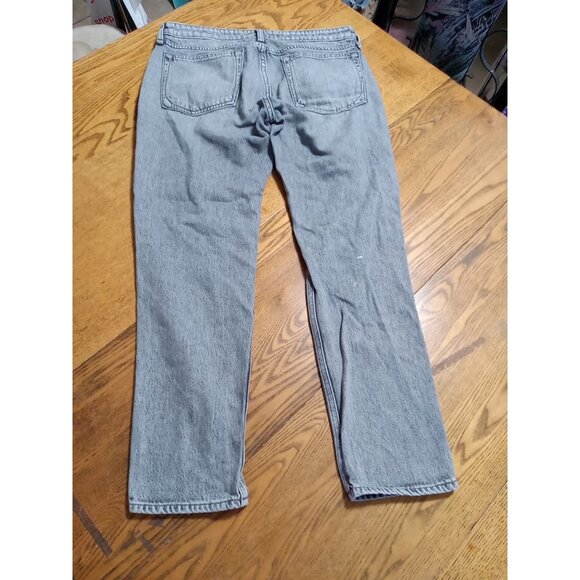RAG & BONE Jeans Womens 28 GRAY GREY LOW RISE BOYFRIEND Preowned  Summer Winter - Picture 8 of 9